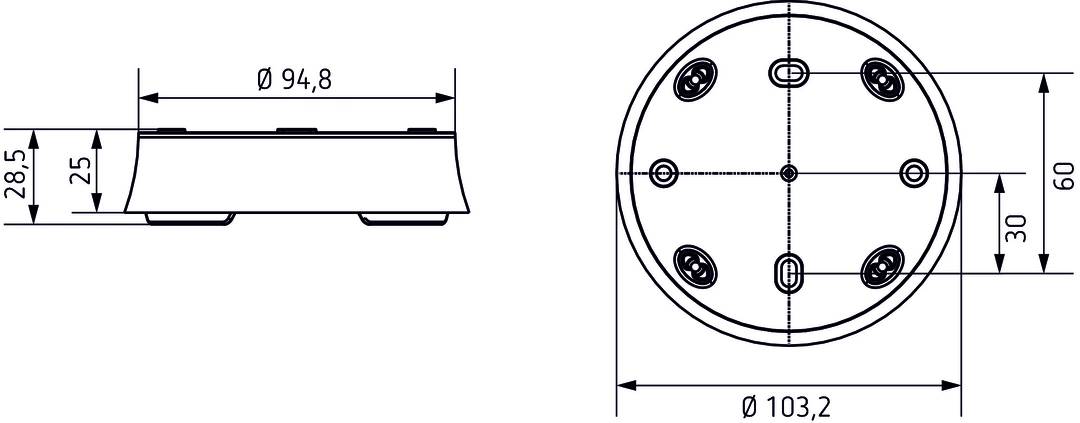 Theben 9070919 Rahmen Grau