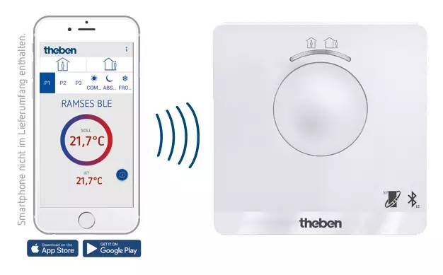 Theben 8509150 RAMSES 850 BLE OT Raumthermostat 1St.
