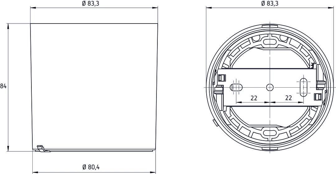 Theben 9070816 Rahmen Weiß
