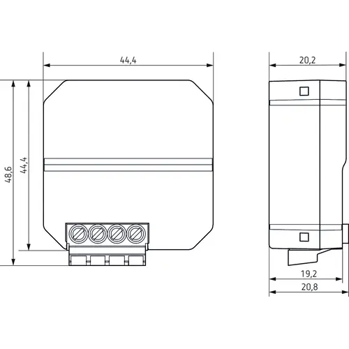 Theben 5450130 Unterputz Dimmer Theben 5450130 Unterputz Dimmer