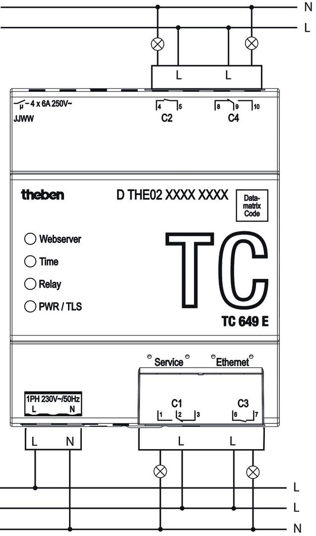 Theben 6490130 Hutschienen-Zeitschaltuhr