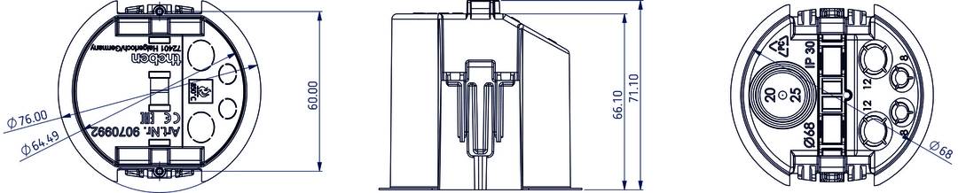 Theben 9070992 Rahmen Hellblau