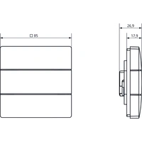 Theben 4969254 Tastsensor iON 104 KNX SR Theben 4969254 Tastsensor iON 104 KNX SR