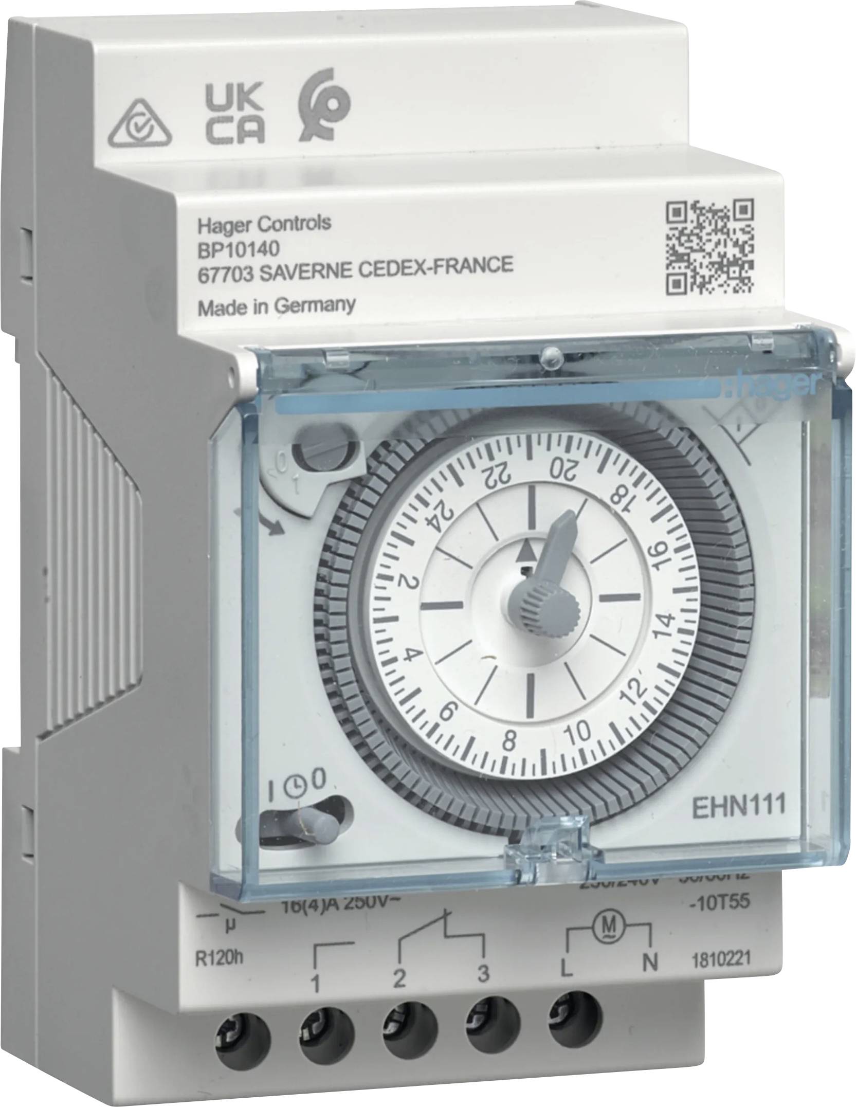 Hager EHN111 Hutschienen-Zeitschaltuhr