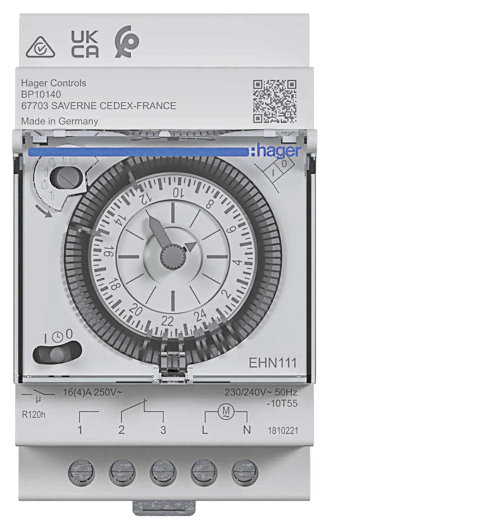 Hager EHN111 Hutschienen-Zeitschaltuhr