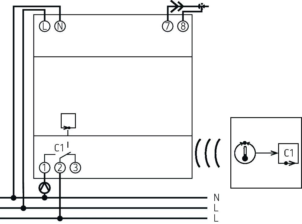 Theben 8139201 RAMSES 813 top3 Set 1 Raumthermostat 1St.
