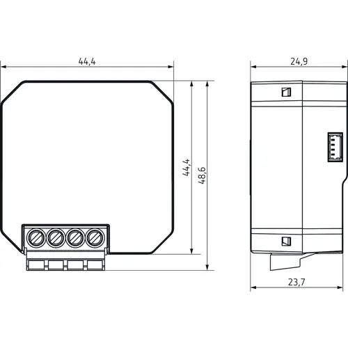 Theben 4941681 Funk-DALI-Aktor DU 1 DALI S RF KNX Theben 4941681 Funk-DALI-Aktor DU 1 DALI S RF KNX