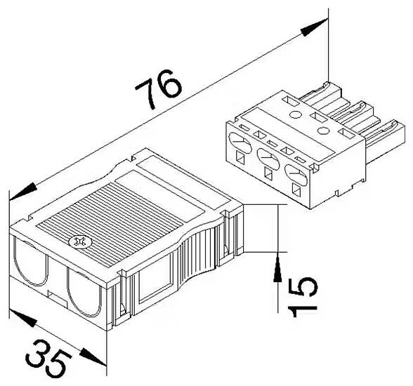 Hager GKWAKC3 Buchsenstecker 1St.