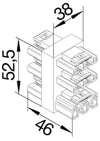 Hager GKWAWC3 Verteiler-Box 1St.