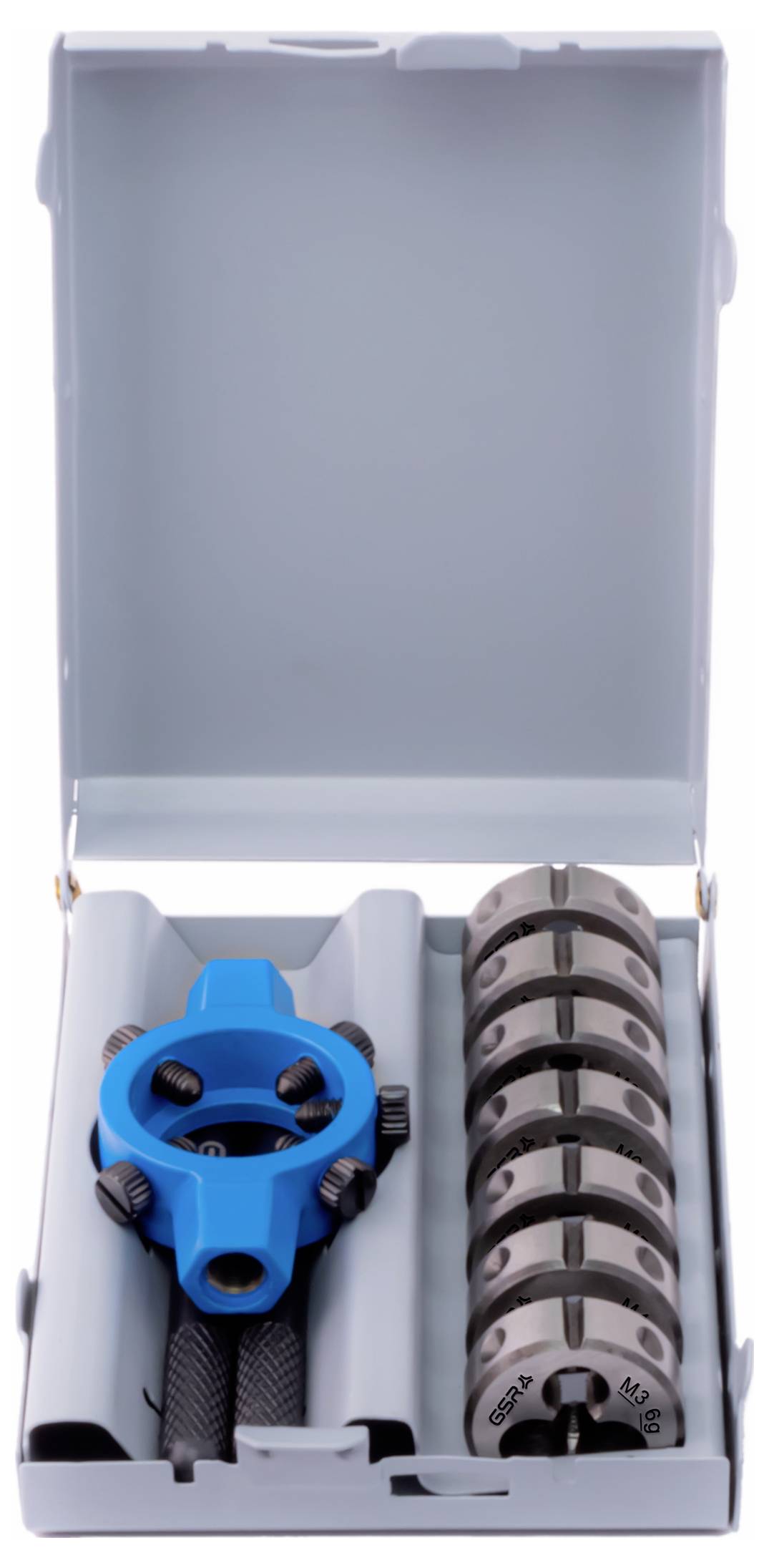 GSR 00708030 Gewindeschneidsatz 8teilig HSS-G metrisch M3 - M12