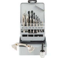 GSR 00708040 Gewindeschneidsatz 17teilig metrisch M3 - M12 DIN 352 HSS-G 1St. GSR 00708040 Gewindeschneidsatz 17teilig metrisch M3 - M12 DIN 352 HSS-G 1St.