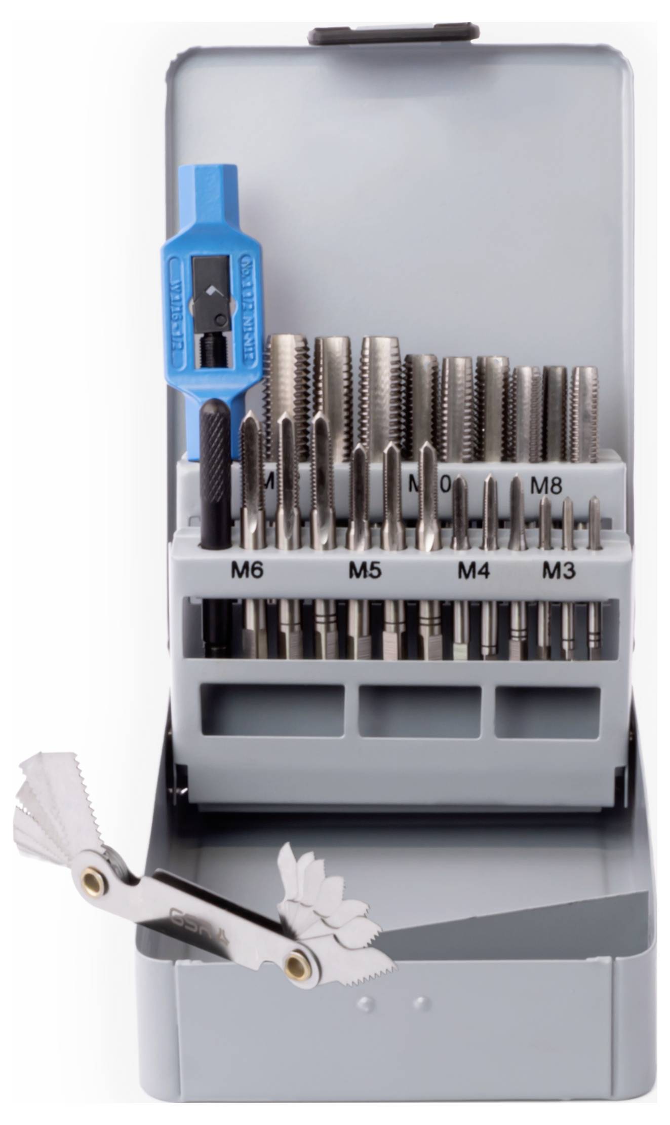 GSR 00708050 Gewindeschneidsatz 23teilig metrisch M3 - M12 DIN 352, DIN 1814 HSS-G 1 St.