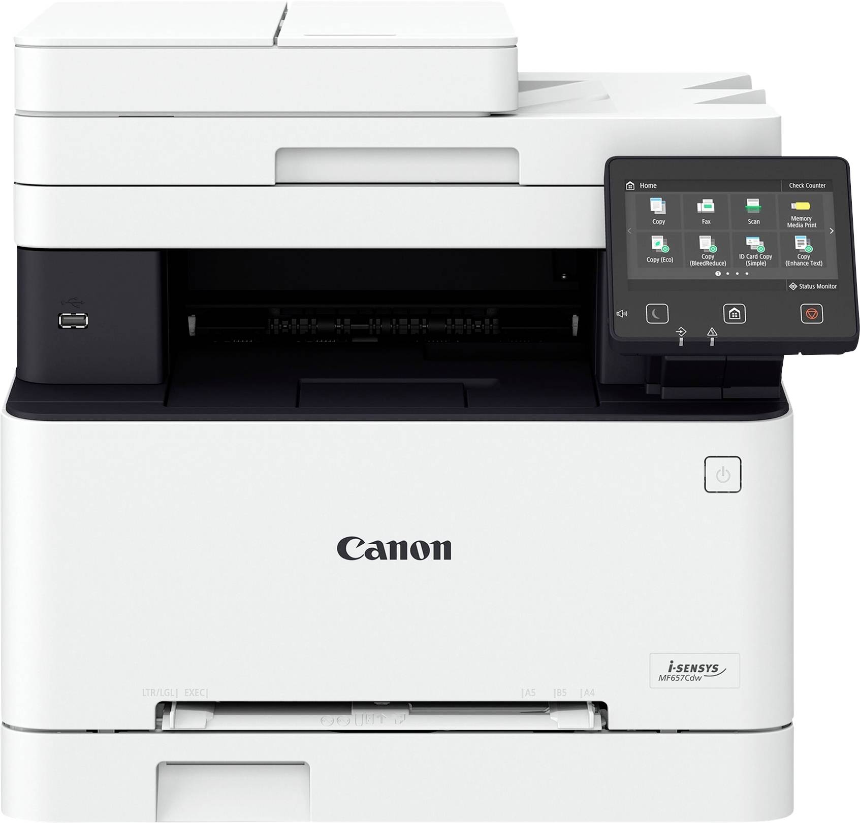 Canon i-SENSYS MF657Cdw Multifunktionsdrucker Laser Farbe A4 Drucker, Scanner, Kopierer, Fax Duplex-ADF, Duplex, LAN, USB, WLAN