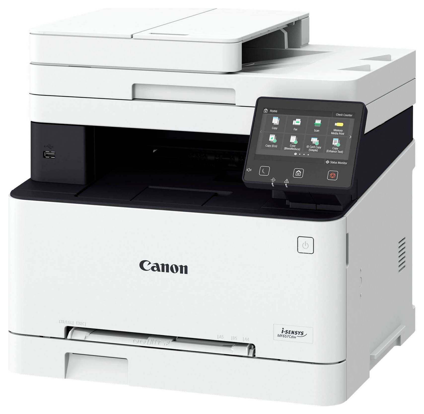 Canon i-SENSYS MF657Cdw Multifunktionsdrucker Laser Farbe A4 Drucker, Scanner, Kopierer, Fax Duplex-ADF, Duplex, LAN, USB, WLAN