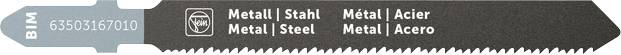 Fein 63503167010 Stichsägeblatt für Metall BIM 63 T1.2 / 1.4 MS SC 5St.