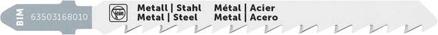 Fein 63503168010 Stichsägeblatt für Metall BIM 75 T2 MSA SC 5 St.