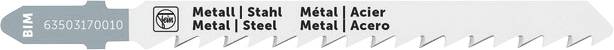 Fein 63503170010 Stichsägeblatt für Metall BIM 75 T3 MS SC 5 St.