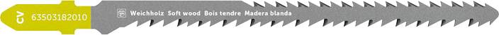 Fein 63503182010 Stichsägeblatt für Holz CV 95 T2.2/3.2 SW CC 5St.
