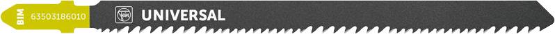 Fein 63503186010 Stichsägeblatt für universellen Einsatz BIM 110 T1.8-2.5 UNI SC 5St.