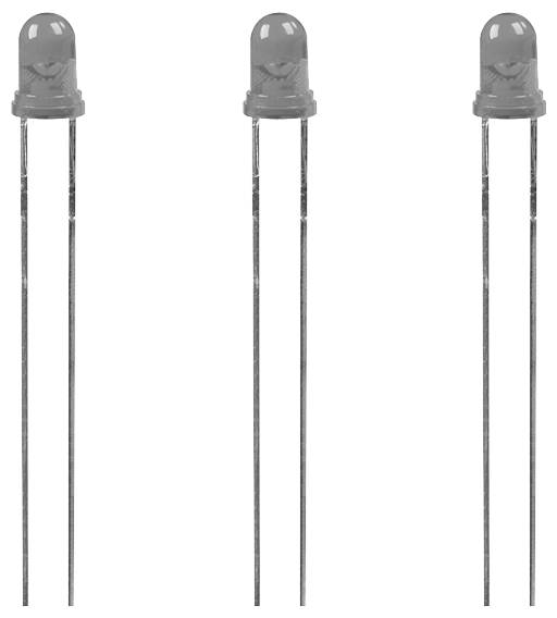 Lite-On LTL-1CHG-012A LED bedrahtet Grün Rund 3mm 12.6 mcd 60° 20mA 2.1V Bulk