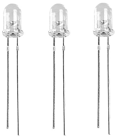 Lite-On LTW2S3D8 LED bedrahtet Weiß Gewölbt 5mm 17.000 mcd 15° 20mA 3.3V Bulk