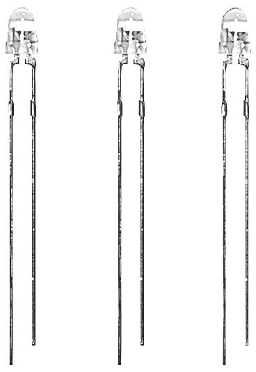 Lite-On LTL4256N LED bedrahtet Gelb Gewölbt 3mm 40 mcd 45° 20mA 2.1V Bulk