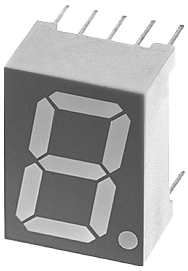 Lite-On 7-Segment-Anzeige Rot 14.22mm 1.8V Ziffernanzahl: 1