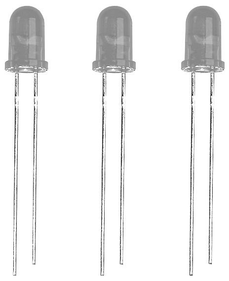 Lite-On LTL307E LED bedrahtet Rot Rund 5mm 19 mcd 50° 20mA 2.0V Bulk