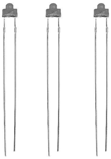 Lite-On LTL-N709P LED bedrahtet Rot Gewölbt 1.8mm 3.7 mcd 38° 20mA 2.1V Bulk