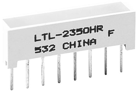 Lite-On LED-Bargraph Rot Tube