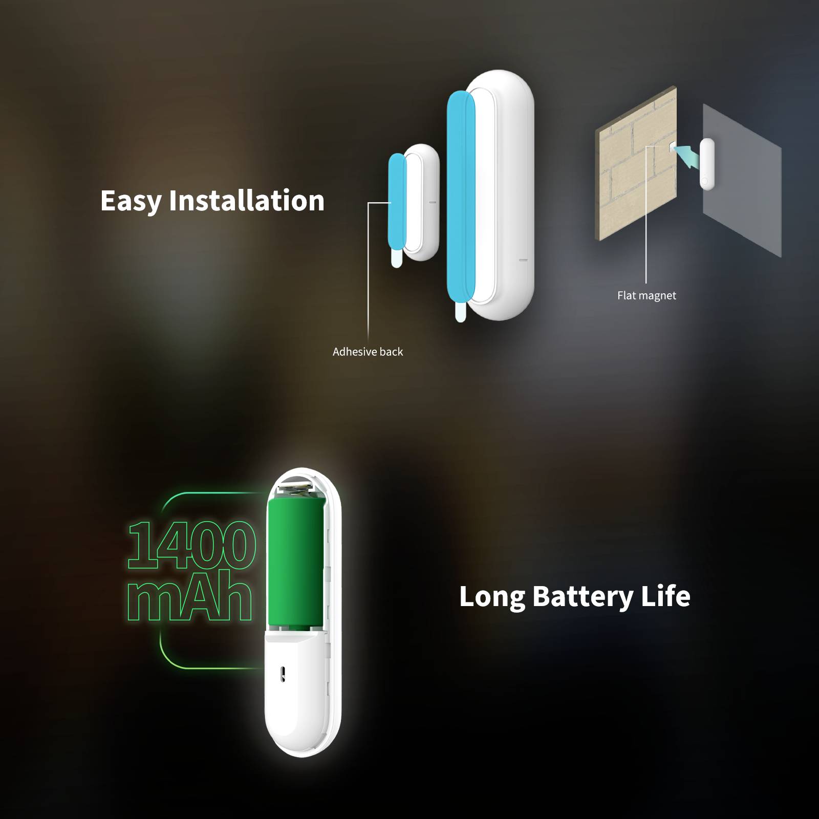 Aqara Tür-, Fensterkontakt DW-S02D Weiß