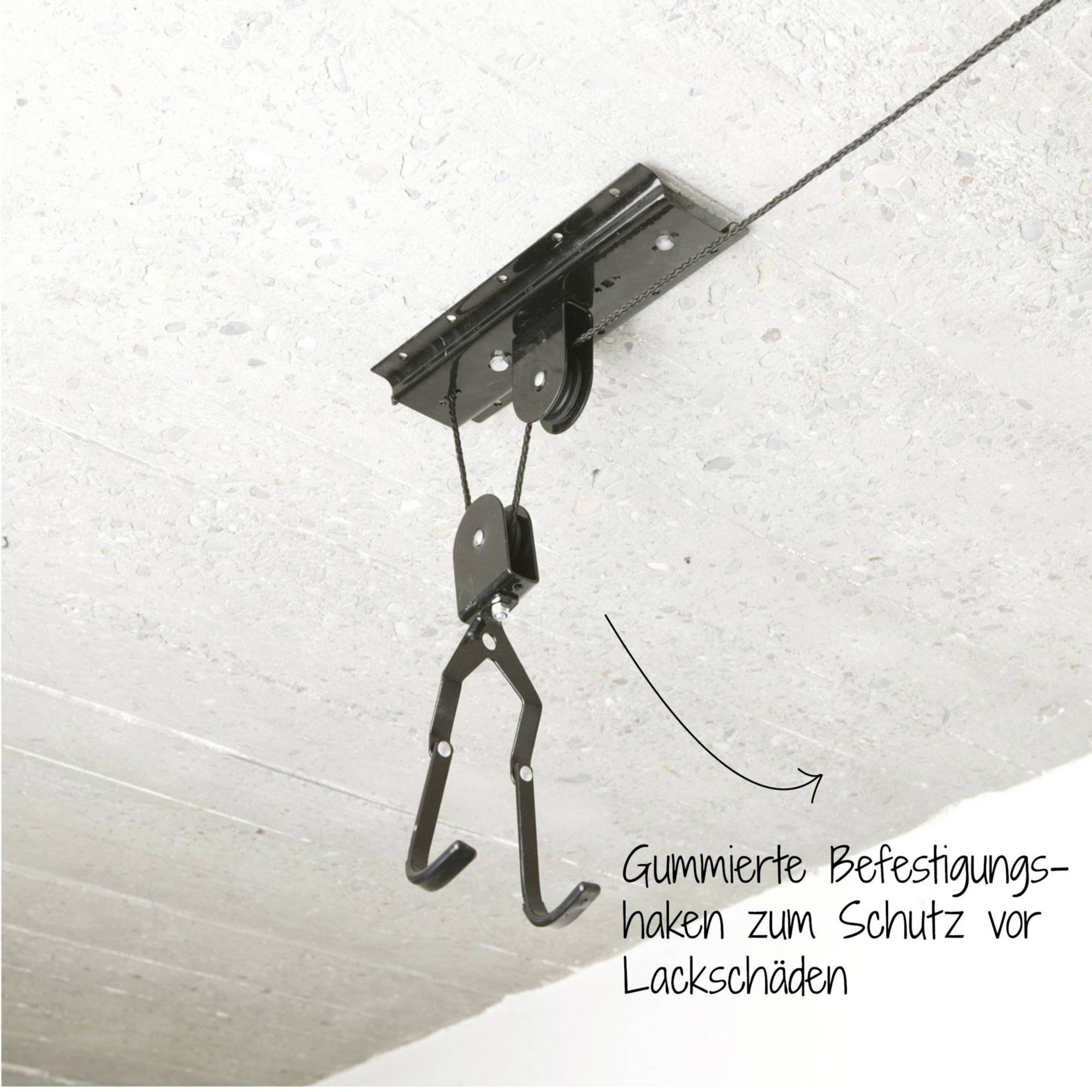 FISCHER FAHRRAD 50386:FISCHER Deckenlift Anzahl Einstellplätze=1 Schwarz