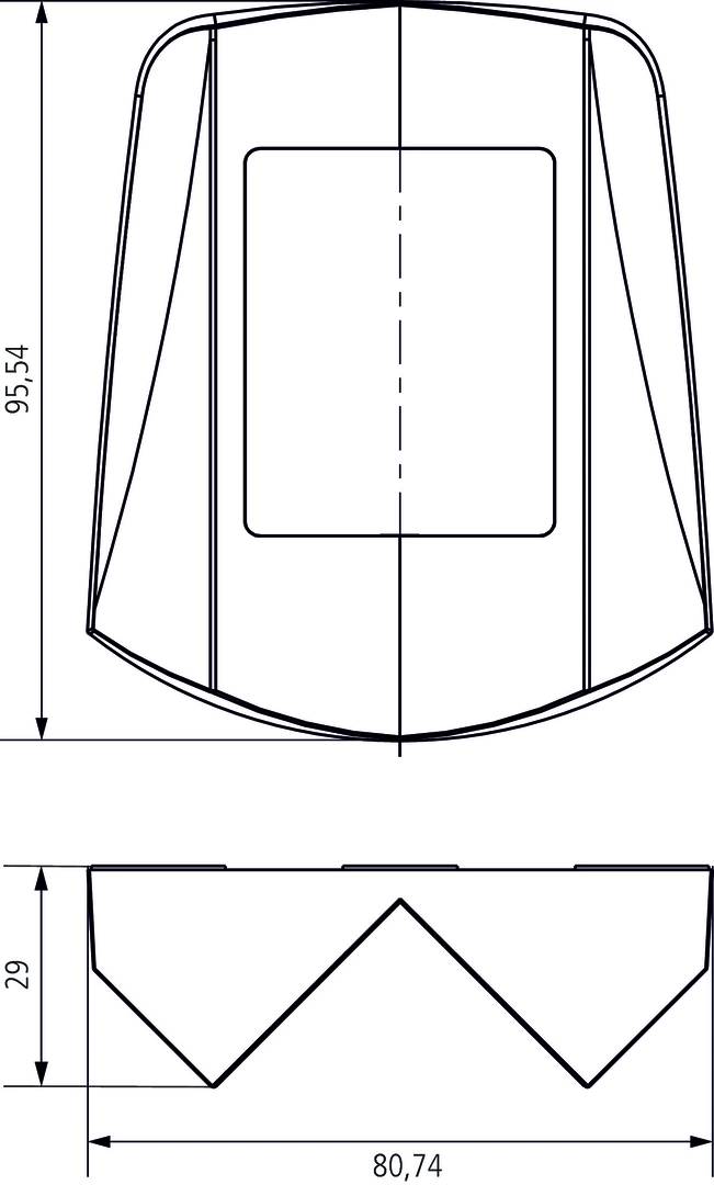 Theben 9070903 Eckwinkel Schwarz