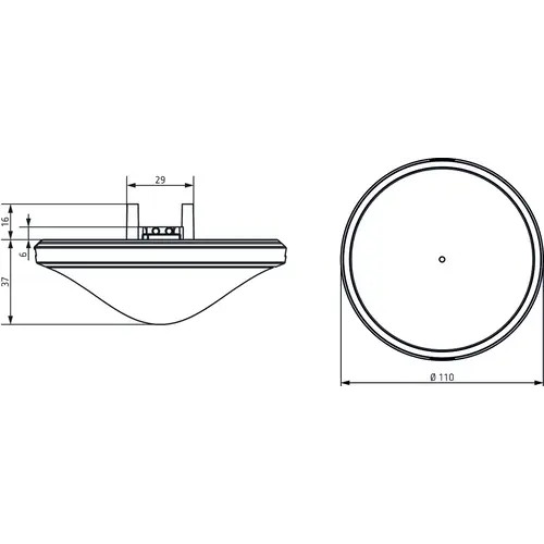 Theben 2079501 Präsenzmelder thePrema S360 KNX UP GR Theben 2079501 Präsenzmelder thePrema S360 KNX UP GR