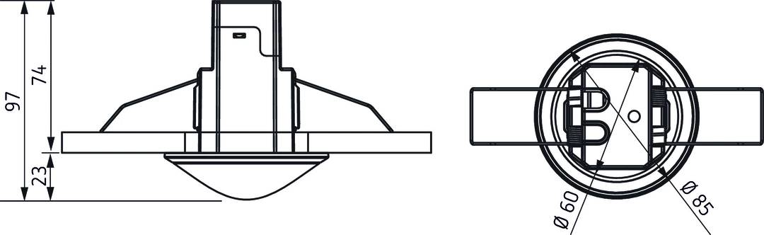 Theben 2080565 Präsenzmelder