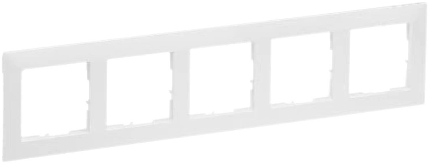 Legrand 765175 SEANO 5-fach Rahmen in der Farbausführung Ultraweiß