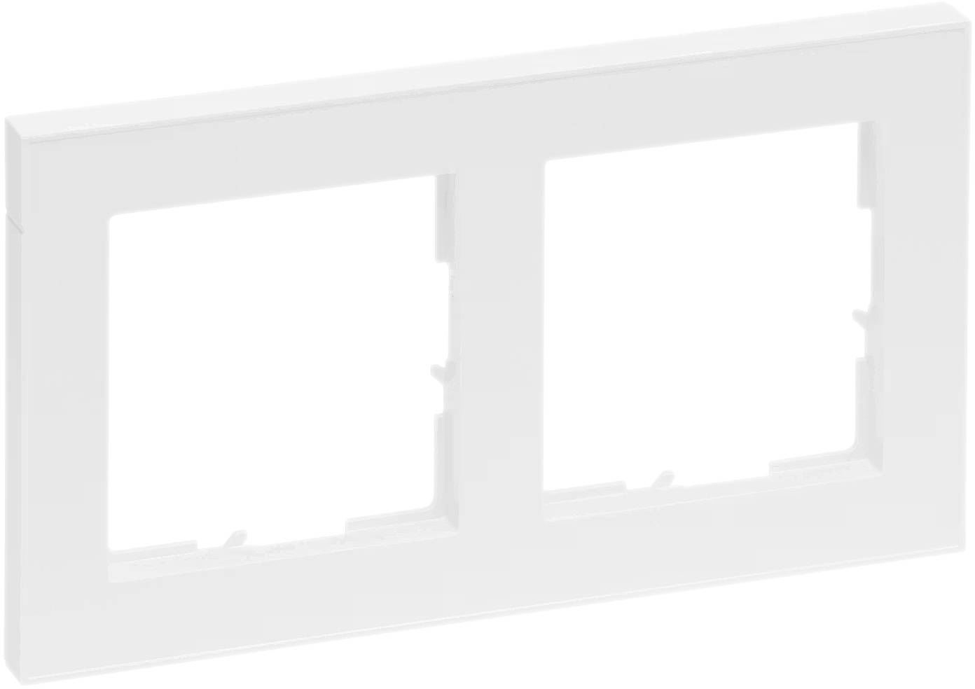 Legrand 765182 SEANO+2-fach Rahmen in der Farbausführung Ultrawei