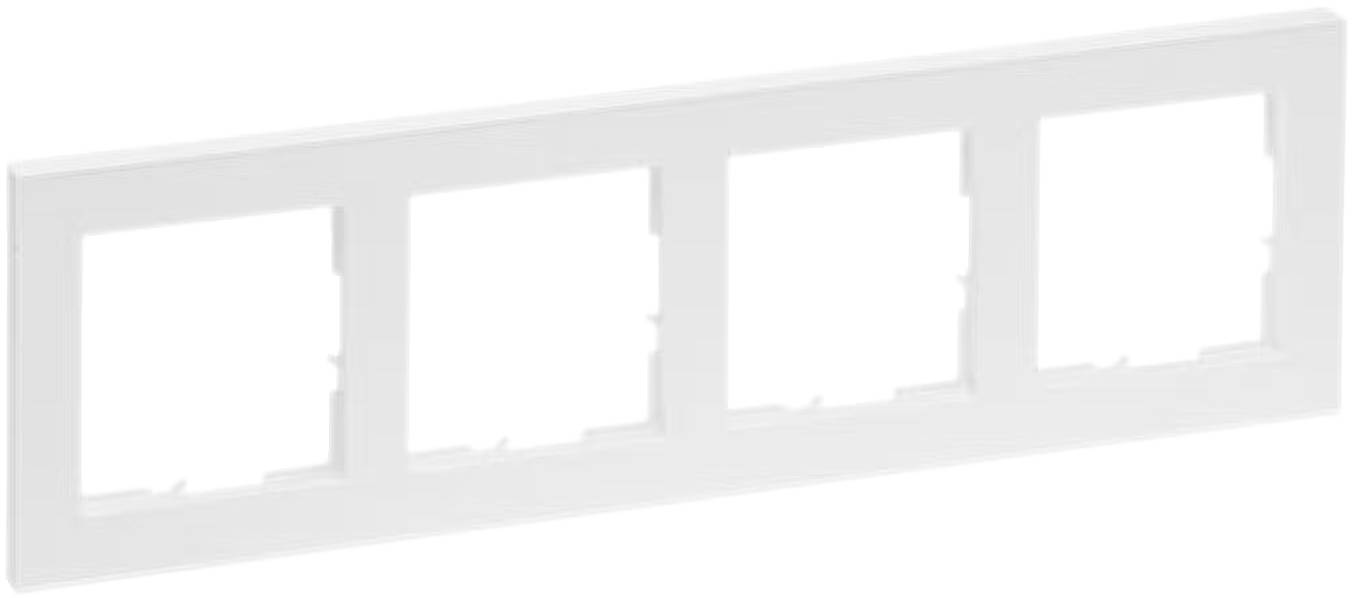 Legrand 765184 SEANO+4-fach Rahmen in der Farbausführung Ultrawei