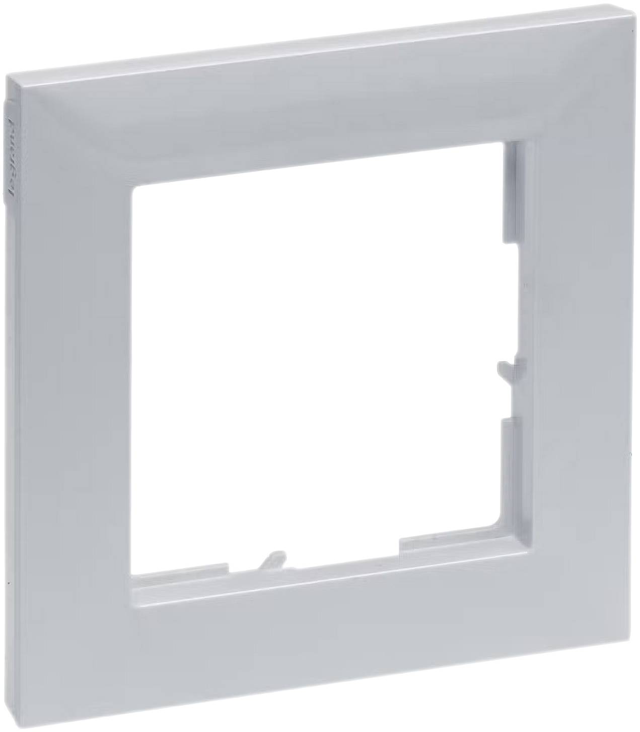 Legrand 765271 SEANO 1-fach Rahmen in der Farbausführung Aluminium lackiert