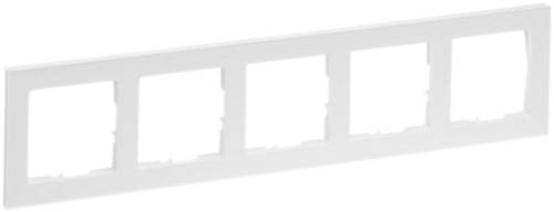 Legrand 765185 SEANO+5-fach Rahmen in der Farbausführung Ultrawei