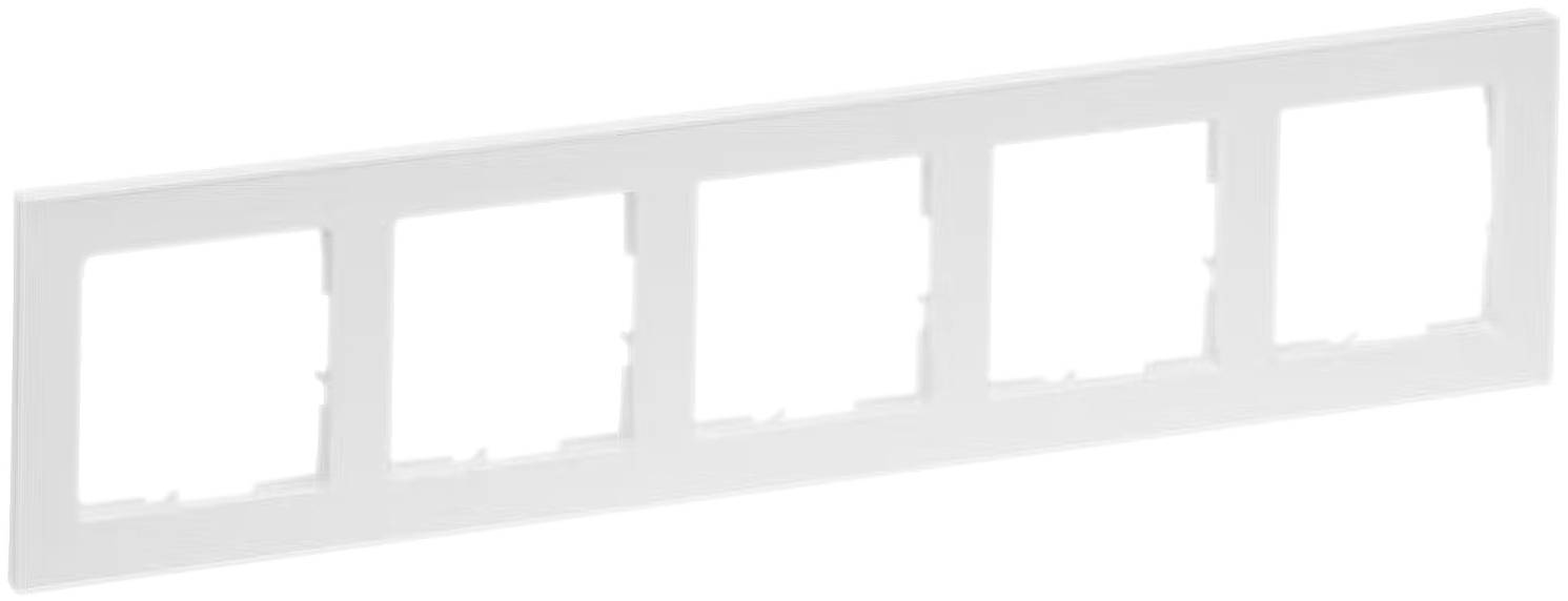 Legrand 765185 SEANO+5-fach Rahmen in der Farbausführung Ultrawei