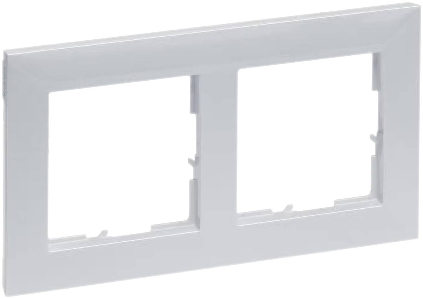 Legrand 765272 SEANO 2-fach Rahmen in der Farbausführung Aluminium lackiert