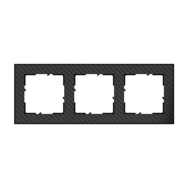 Legrand 765193 SEANO+3-fach Rahmen m.Echtmaterialoberfläche in der