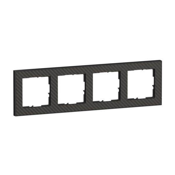 Legrand 765194 SEANO+4-fach Rahmen m.Echtmaterialoberfläche in der