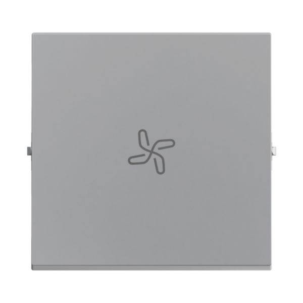 Legrand 765214 SEANO Wippe m.Symbol Lüfter in der Farbausführung Al lackiert