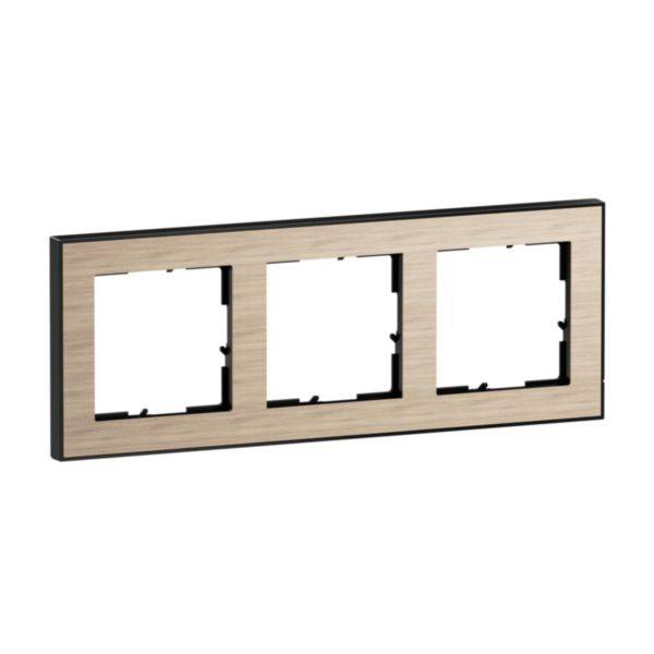Legrand 765293 SEANO+3-fach Rahmen m.Echtmaterialoberfläche Farbausführung