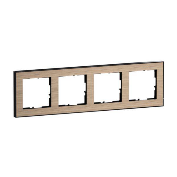 Legrand 765294 SEANO+4-fach Rahmen m.Echtmaterialoberfläche Farbausführung