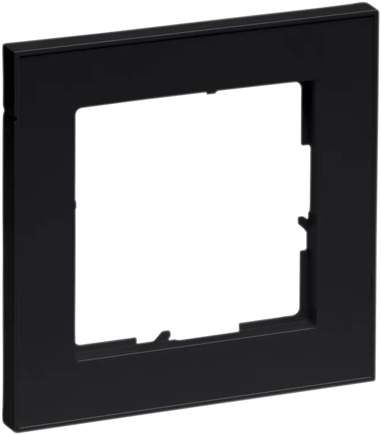 Legrand 765381 SEANO+1-fach Rahmen in der Farbausführung Schwarz lackiert