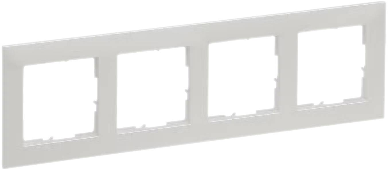 Legrand 765574 SEANO 4-fach Rahmen in der Farbausführung Perlmutt lackiert