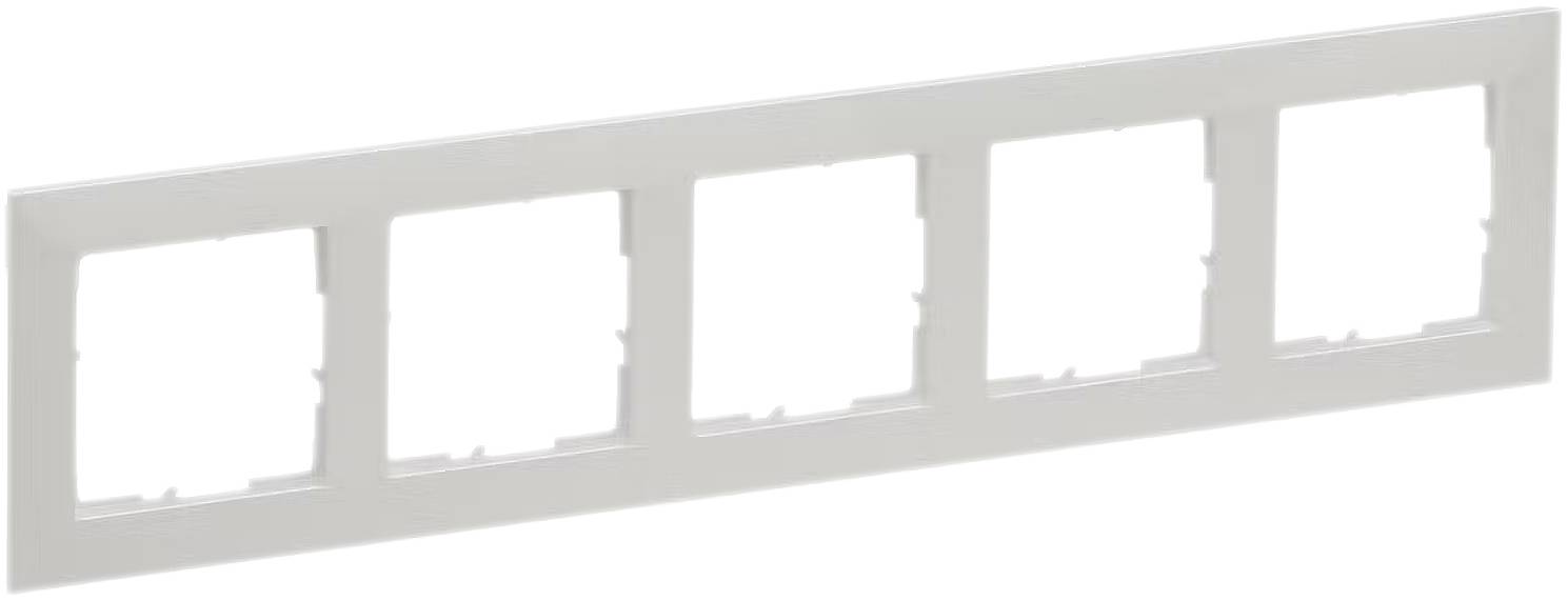 Legrand 765575 SEANO 5-fach Rahmen in der Farbausführung Perlmutt lackiert